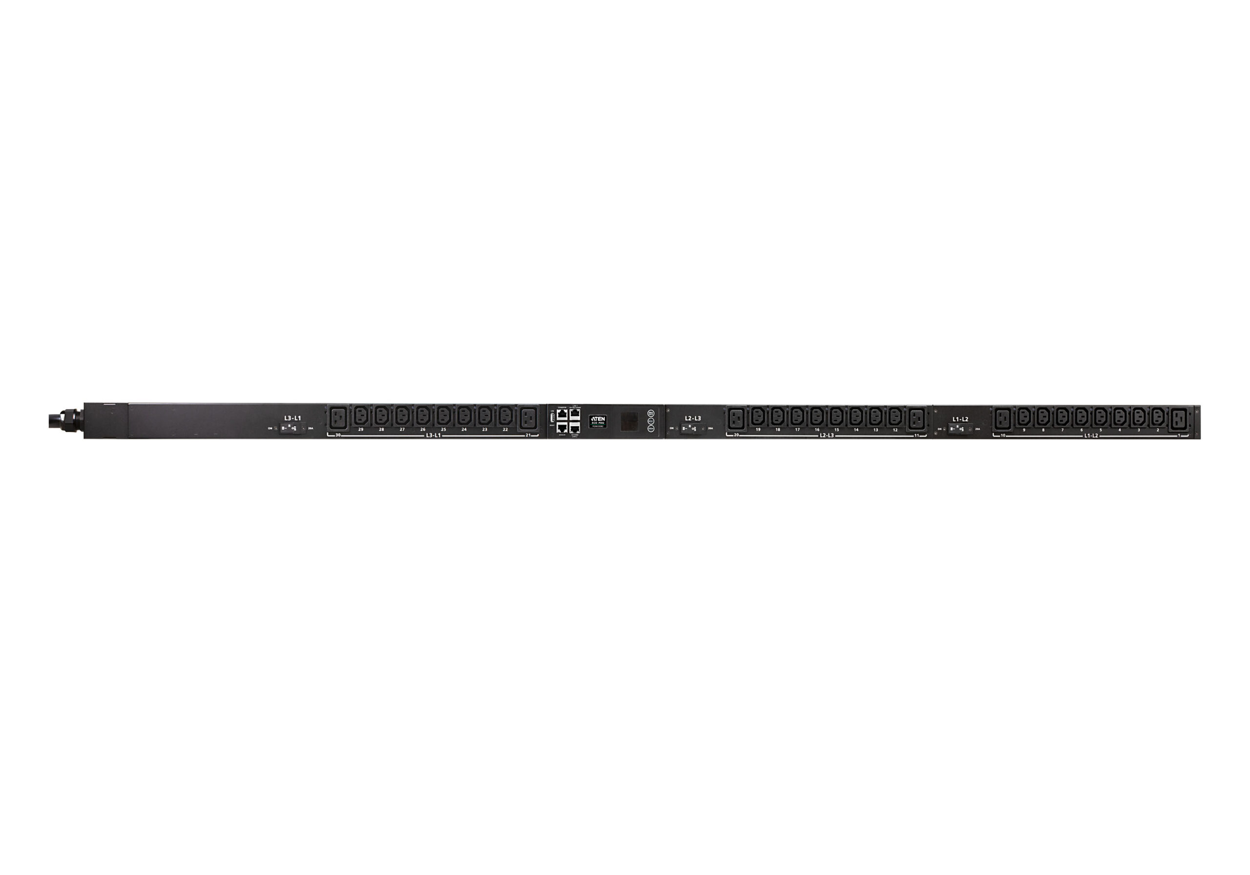 ATEN PG96330 – 30A/32A 30-Outlet 3-Phase Switched eco PDU – PT ...