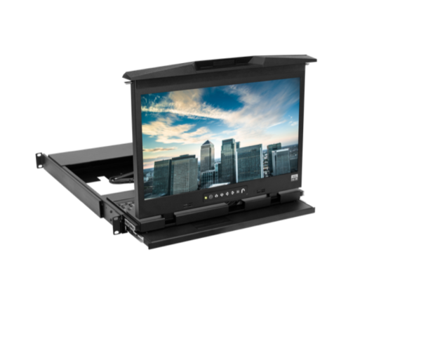 Austin Hughes DF1417e 17″ FHD Dual Slide Rack Console Drawer