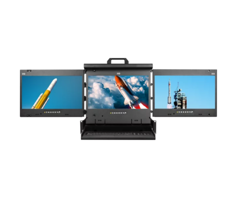 Mrk Rack MRK-K17 Rack Console – Austin Hughes 2U 4K Multi-display KVM